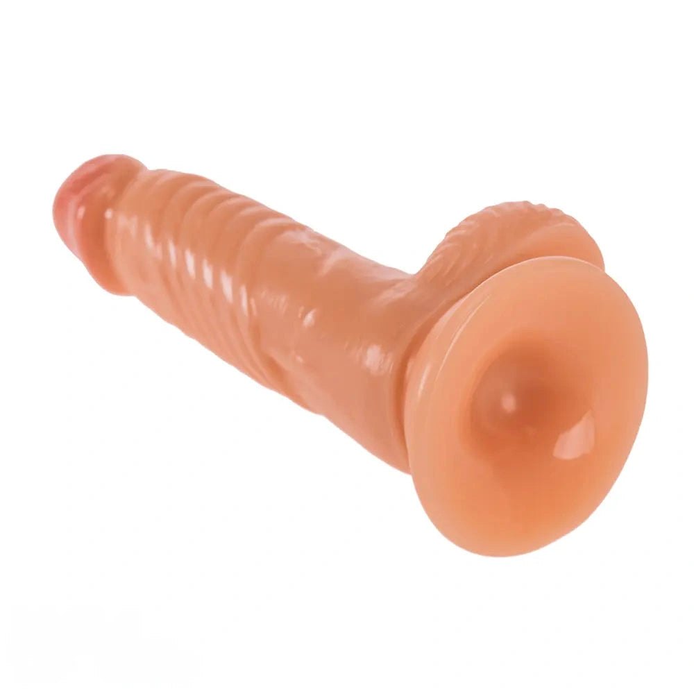 Realistic PVC Dildo 7.5 in - Realistic Suction Cup Dildo