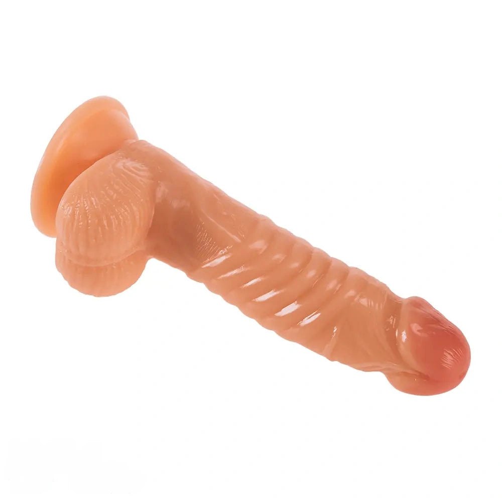 Realistic PVC Dildo 7.5 in - Realistic Suction Cup Dildo