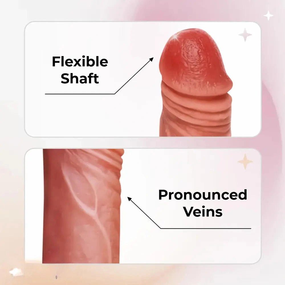 Realistic PVC Dildo 7.08in - Realistic Suction Cup Dildo