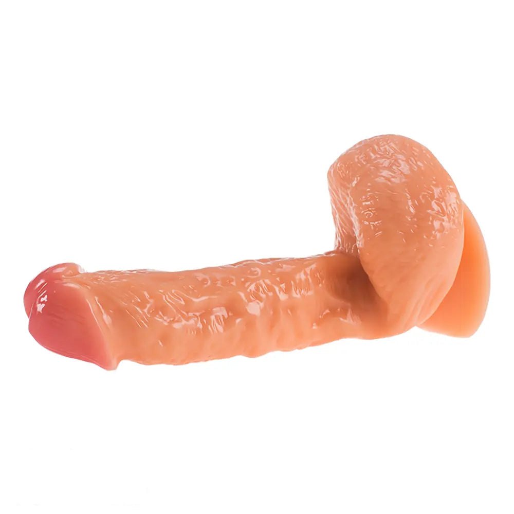 Realistic PVC Suction Dildo 8.66in - Realistic PVC Dildo