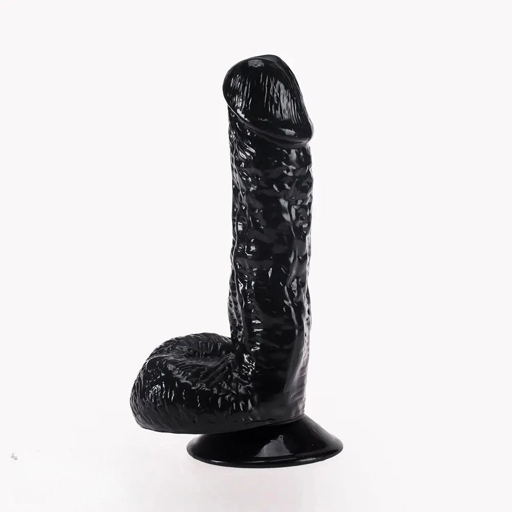 Realistic PVC Suction Dildo 8.66in - Realistic PVC Dildo