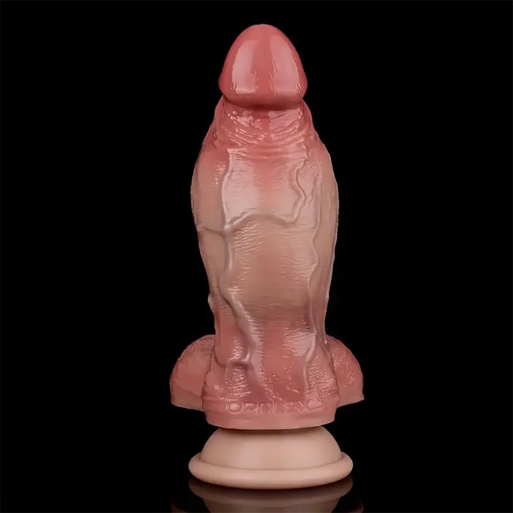 Realistic Silicone Dildo 6.5 In - Flesh Tone Realistic Dildo