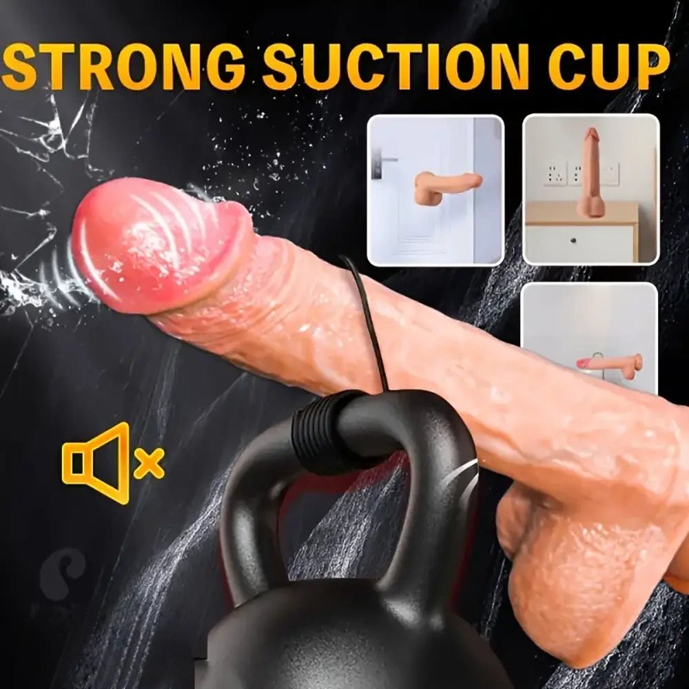 Realistic Silicone Dildo 9in - Lifelike Silicone Dildo