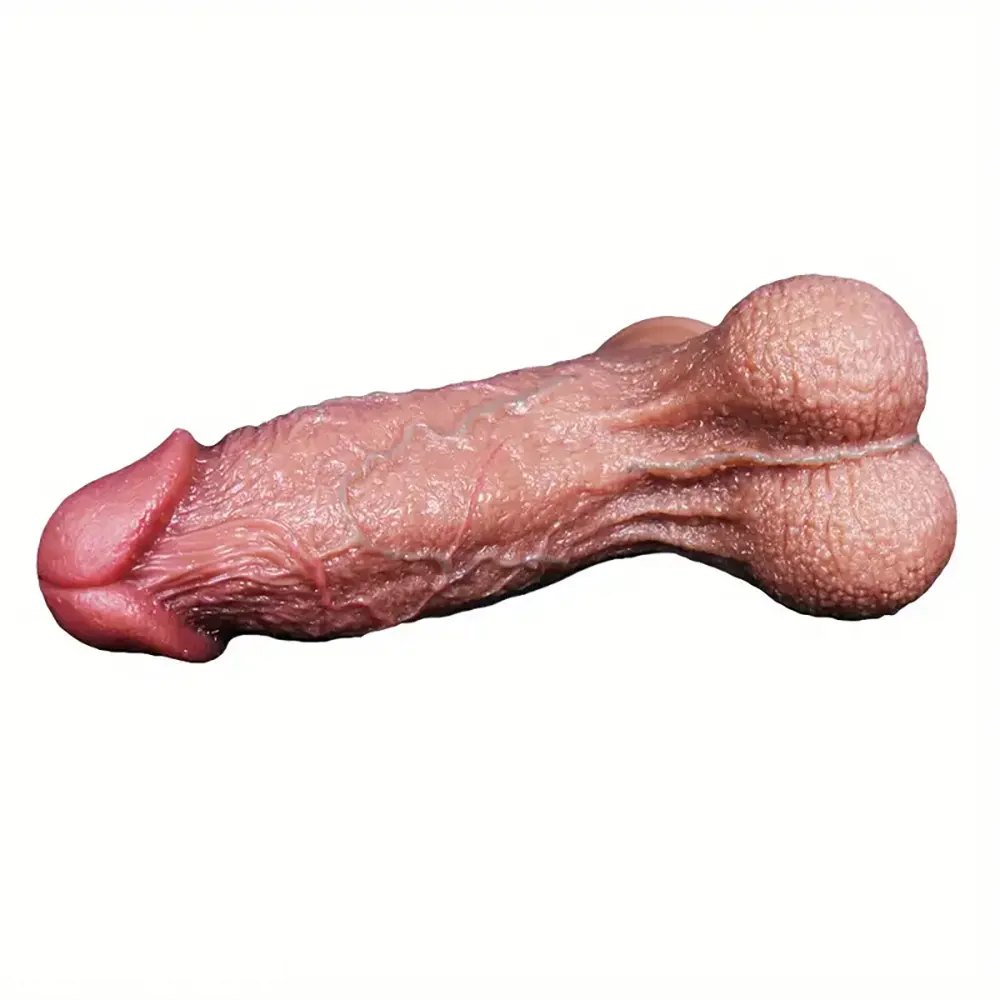 Realistic Silicone Dildo, L/XL Sizes - Big Realistic Dildo