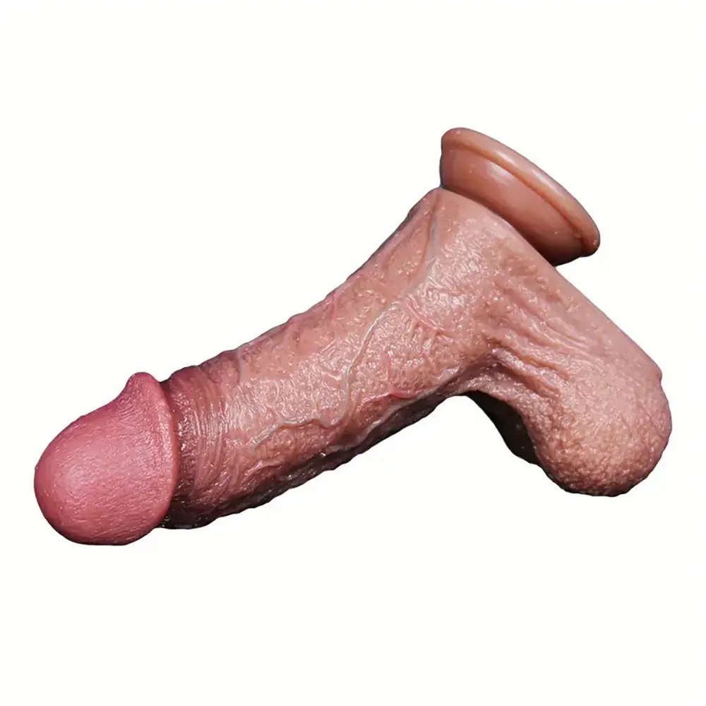 Realistic Silicone Dildo, L/XL Sizes - Big Realistic Dildo