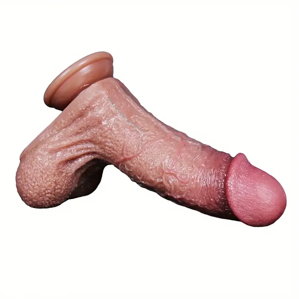 Realistic Silicone Dildo, L/XL Sizes - Big Realistic Dildo