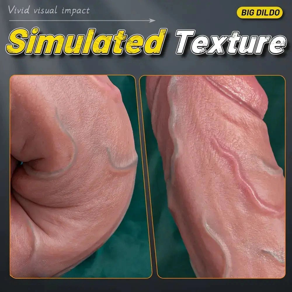 Realistic Silicone Dildo with Harness - Strap-On Compatible Dildo