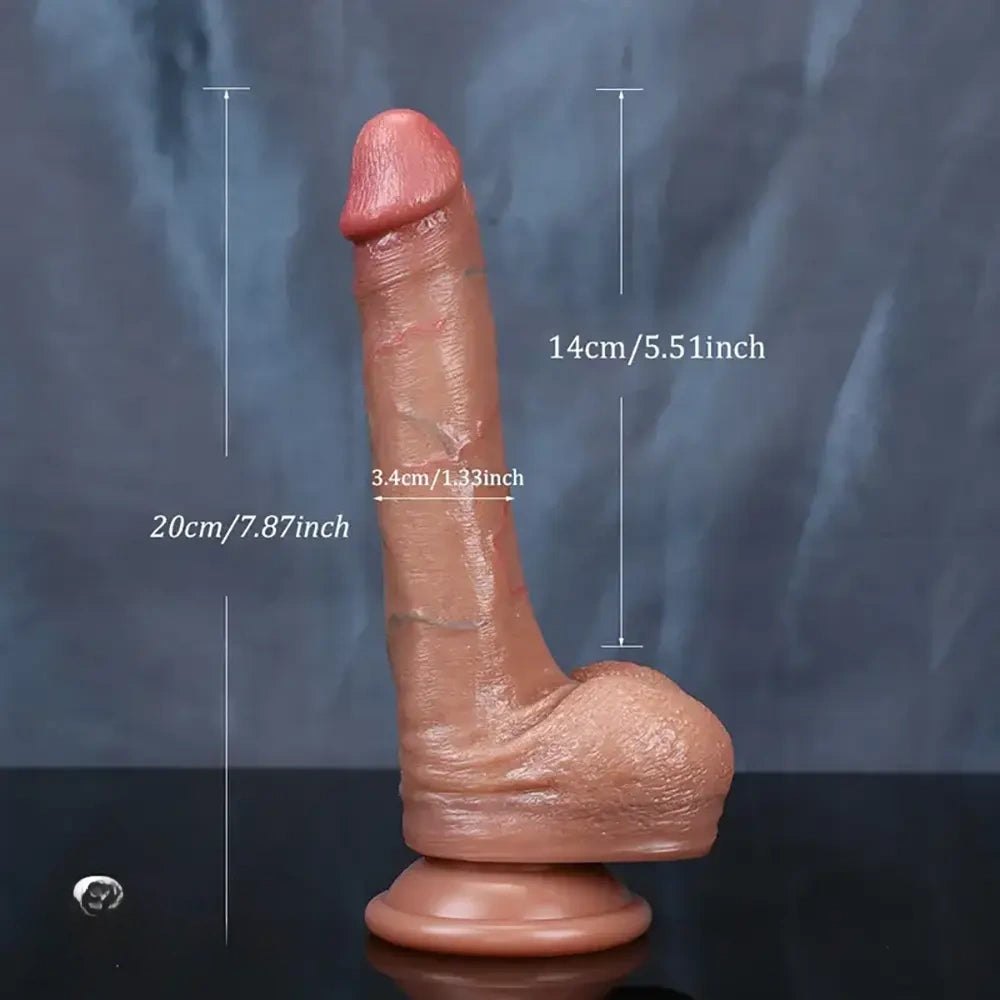 Realistic Silicone Dildo XL/XXL - Two Size Insertable Dildo