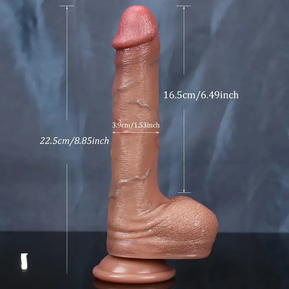 Realistic Silicone Dildo XL/XXL - Two Size Insertable Dildo