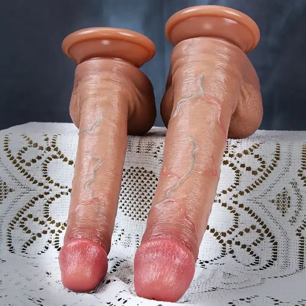 Realistic Silicone Dildo XL/XXL - Two Size Insertable Dildo