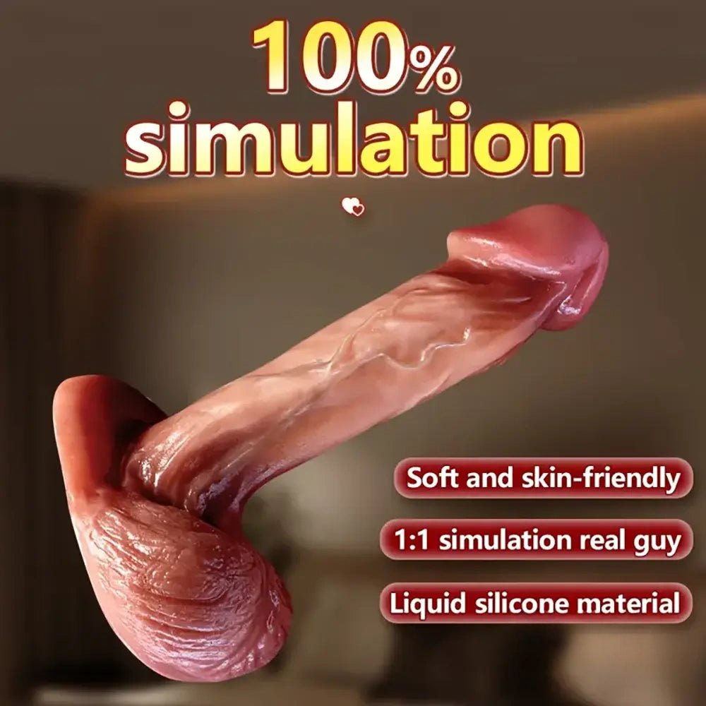 5.5in Realistic Silicone Dildo - Small Slim Realistic Dildo