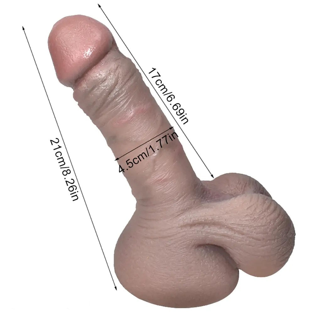 Realistic Skin Feel Dildo - Big Silicone Realistic Dildo