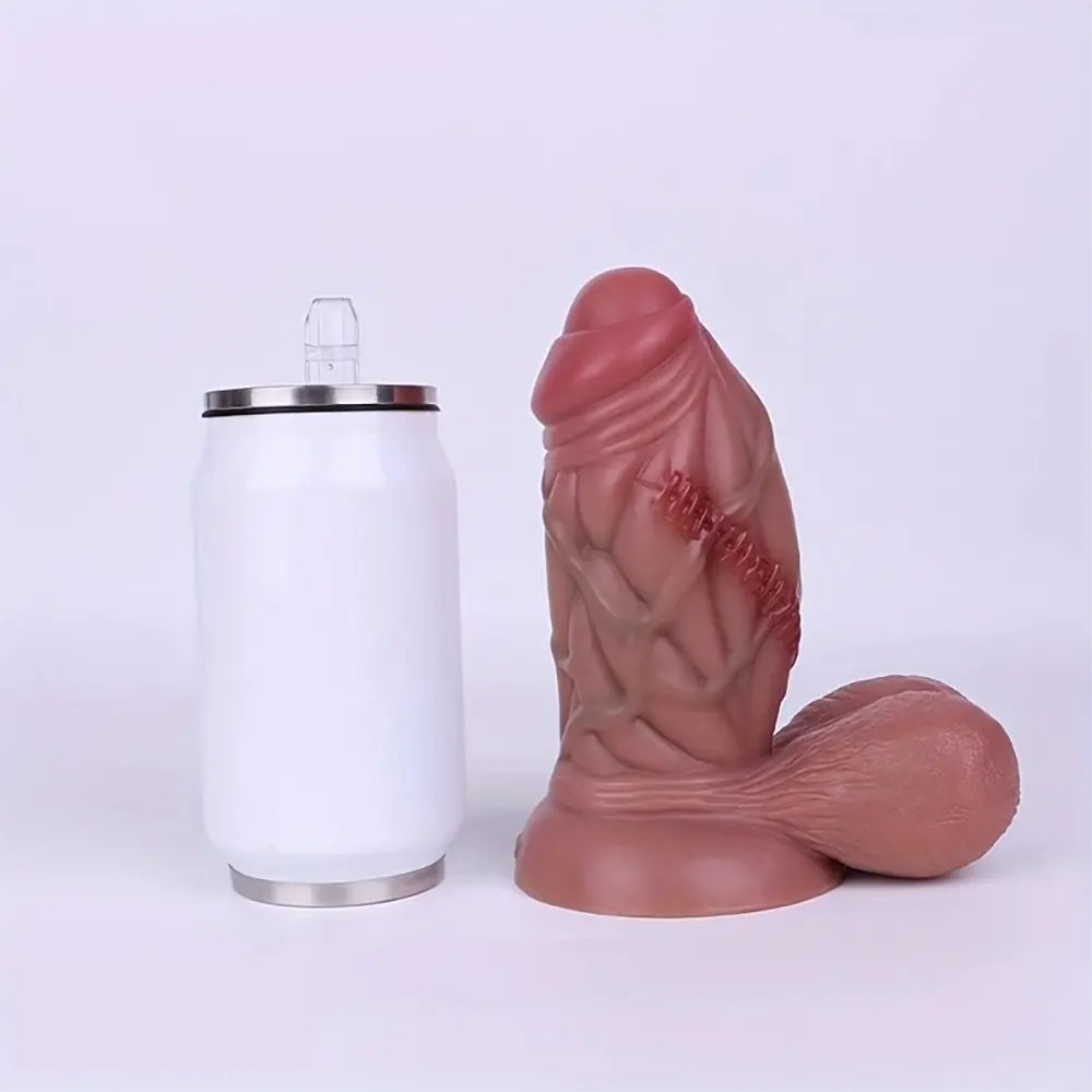 Realistic Squirting Dildo 6.5in - Silicone Glans Design