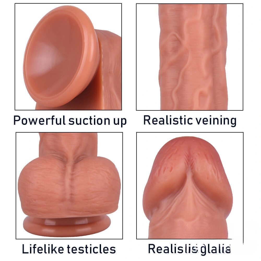 Realistic Suction Cup Dildo - Strong Suction Cup Dildo