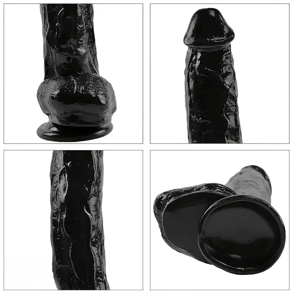 Realistic Suction Cup Dildo 11 in - Realistic Big Dildo