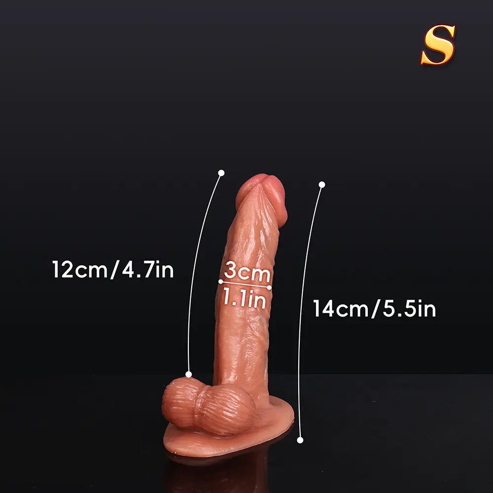 Realistic Suction Cup Dildo - Silicone Suction Base Dildo