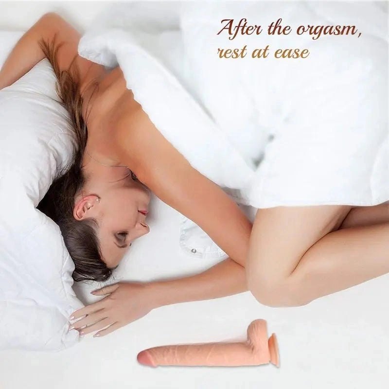 Realistic Suction Cup Dildo - PVC Hands-Free Suction Dildo