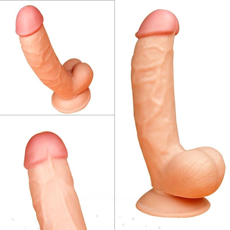Realistic Suction Cup Dildo 8.7in - Realistic Dildo