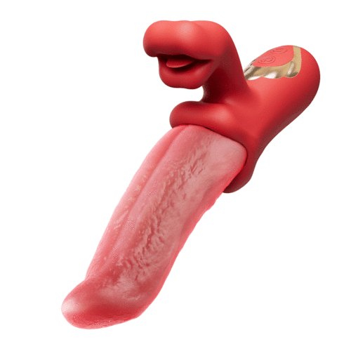 Realistic Tongue Flick Clit Vibrator - Clitoral Stimulator Toy