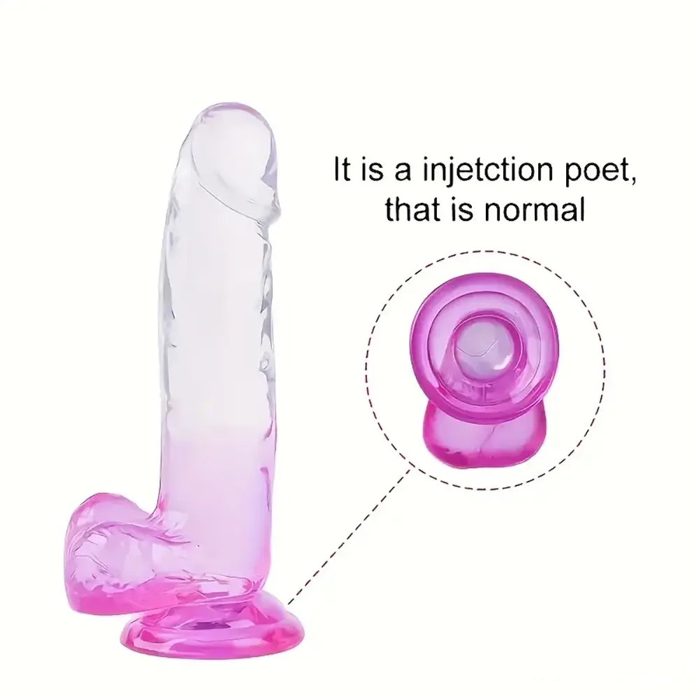 Realistic TPE Jelly Dildo - Lifelike Realistic Dildo