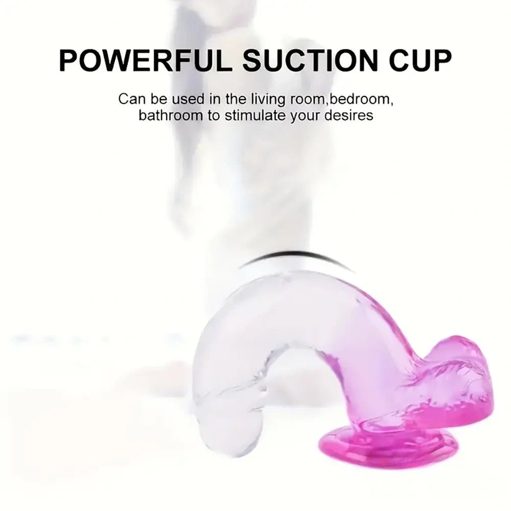 Realistic TPE Jelly Dildo - Lifelike Realistic Dildo