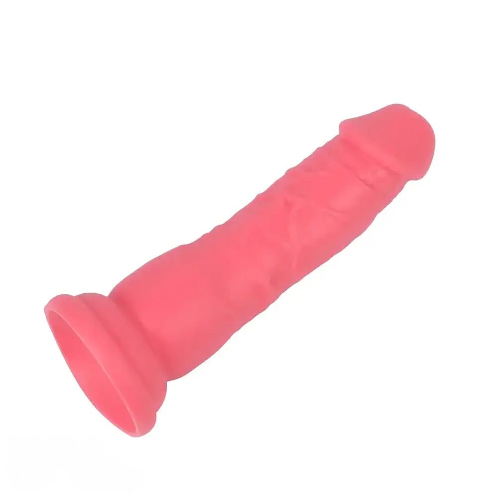 Realistic Vein Small Pink Dildo - Small Beginner Dildo