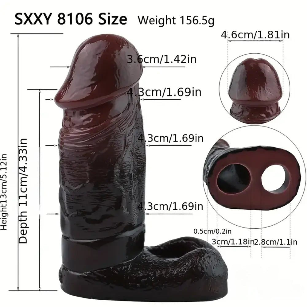 Realistic Veined Silicone Dildo 5in - Realistic Silicone Dildo