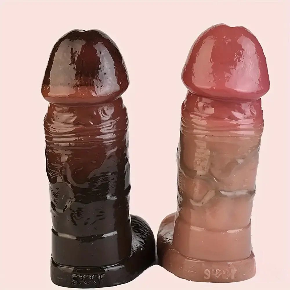 Realistic Veined Silicone Dildo 5in - Realistic Silicone Dildo