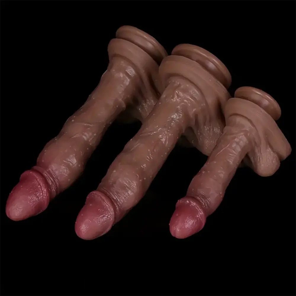 Realistic Silicone Dildo 11.8in - Veined Realistic Dildo