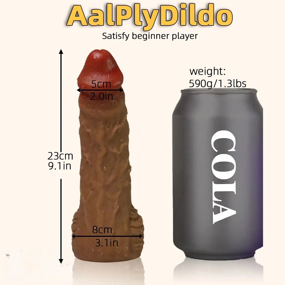 Realistic Veiny Dildo 9.1 in - Big Silicone Dildo