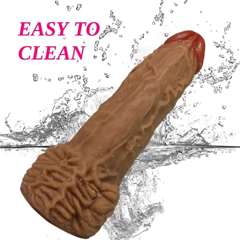 Realistic Veiny Dildo 9.1 in - Big Silicone Dildo