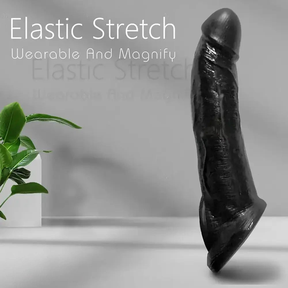 Realistic Wearable Penis Sleeve - PVC Masturbator Sleeve