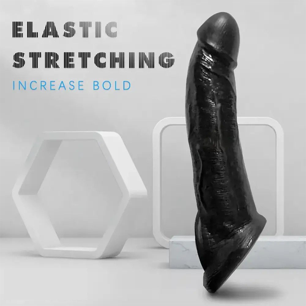 Realistic Wearable Penis Sleeve - PVC Masturbator Sleeve