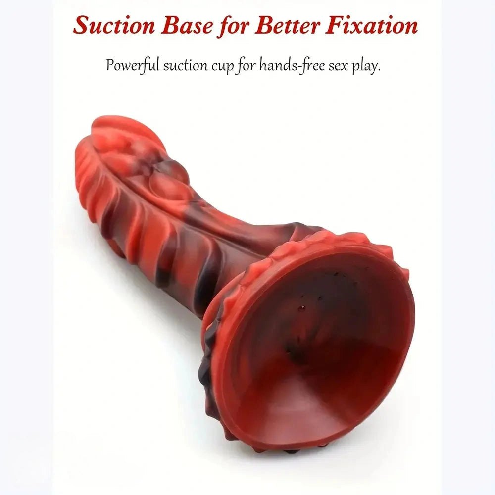 Dragon Scale Fantasy Dildo - 8.2 In Silicone Monster Dildo