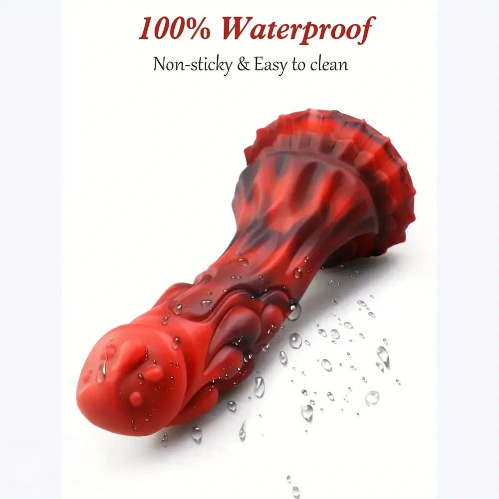 Dragon Scale Fantasy Dildo - 8.2 In Silicone Monster Dildo