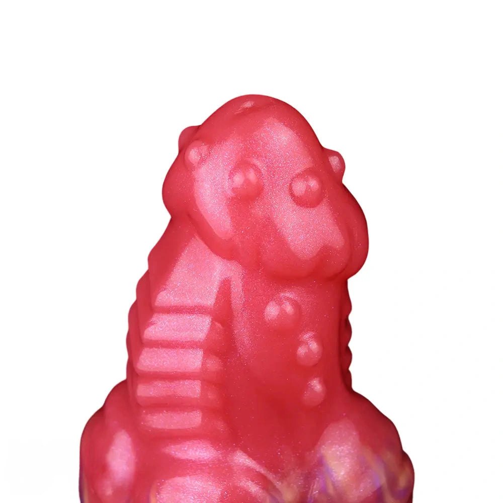 Red Dragon Knot Fantasy Dildo - Monster Silicone Dildo