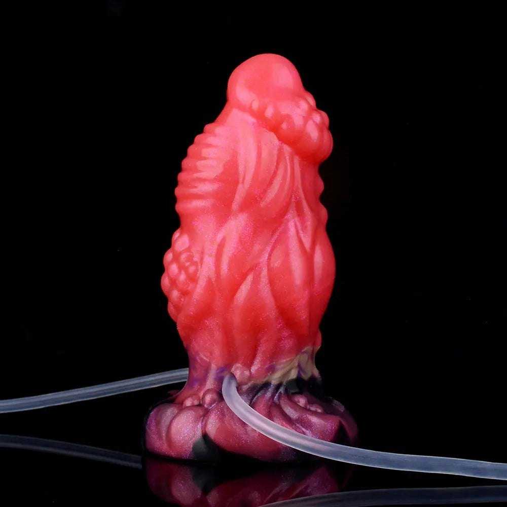 Red Fantasy Squirting Dildo 5.51in - Silicone Fantasy Dildo