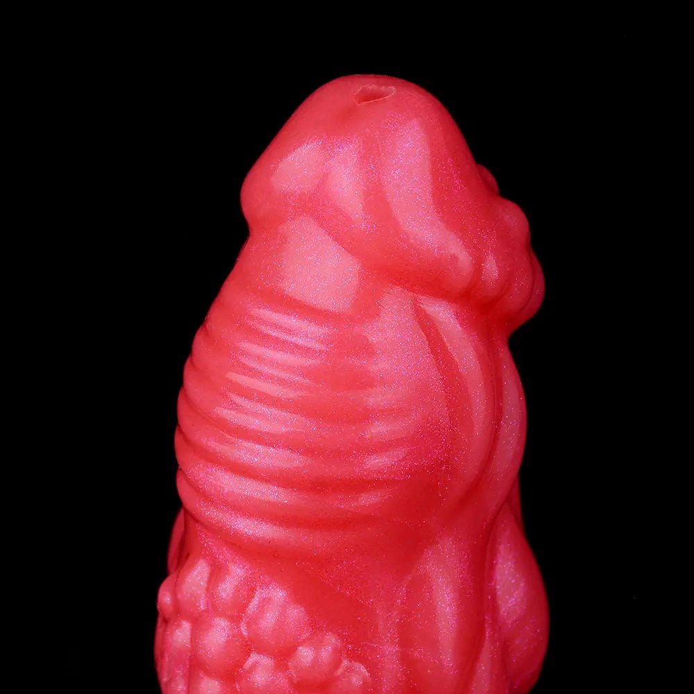Red Fantasy Squirting Dildo 5.51in - Silicone Fantasy Dildo