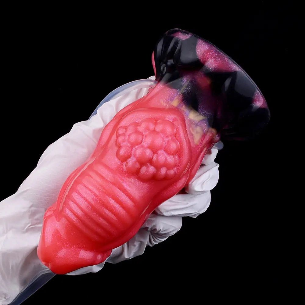 Red Fantasy Squirting Dildo 5.51in - Silicone Fantasy Dildo