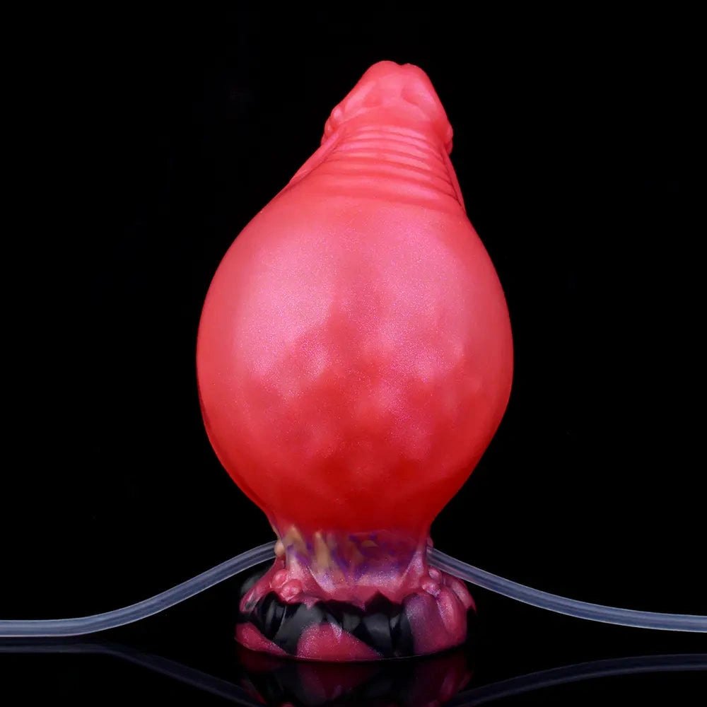 Red Fantasy Squirting Dildo 5.51in - Silicone Fantasy Dildo