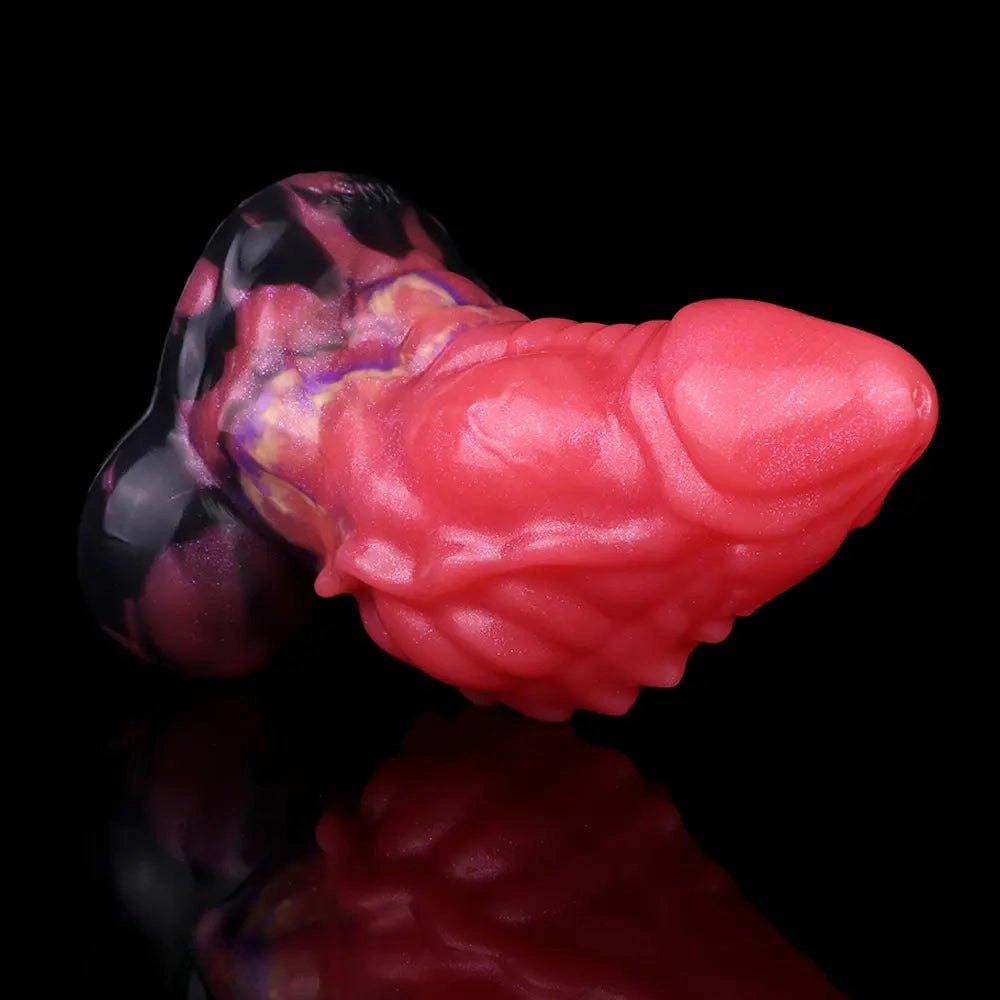 Red Fantasy Monster Dildo - Silicone Fantasy Monster Dildo