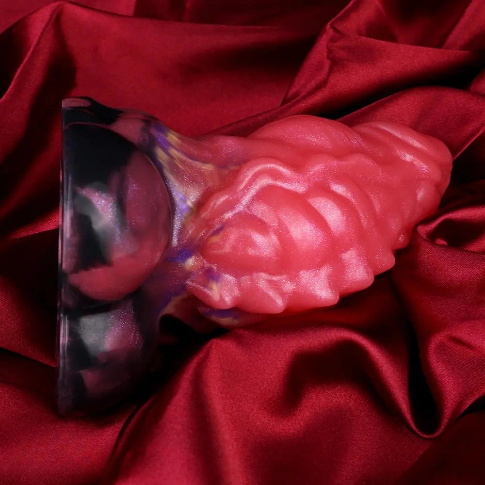 Red Fantasy Monster Dildo - Silicone Fantasy Monster Dildo