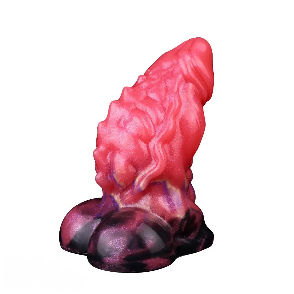 Red Fantasy Monster Dildo - Silicone Fantasy Monster Dildo