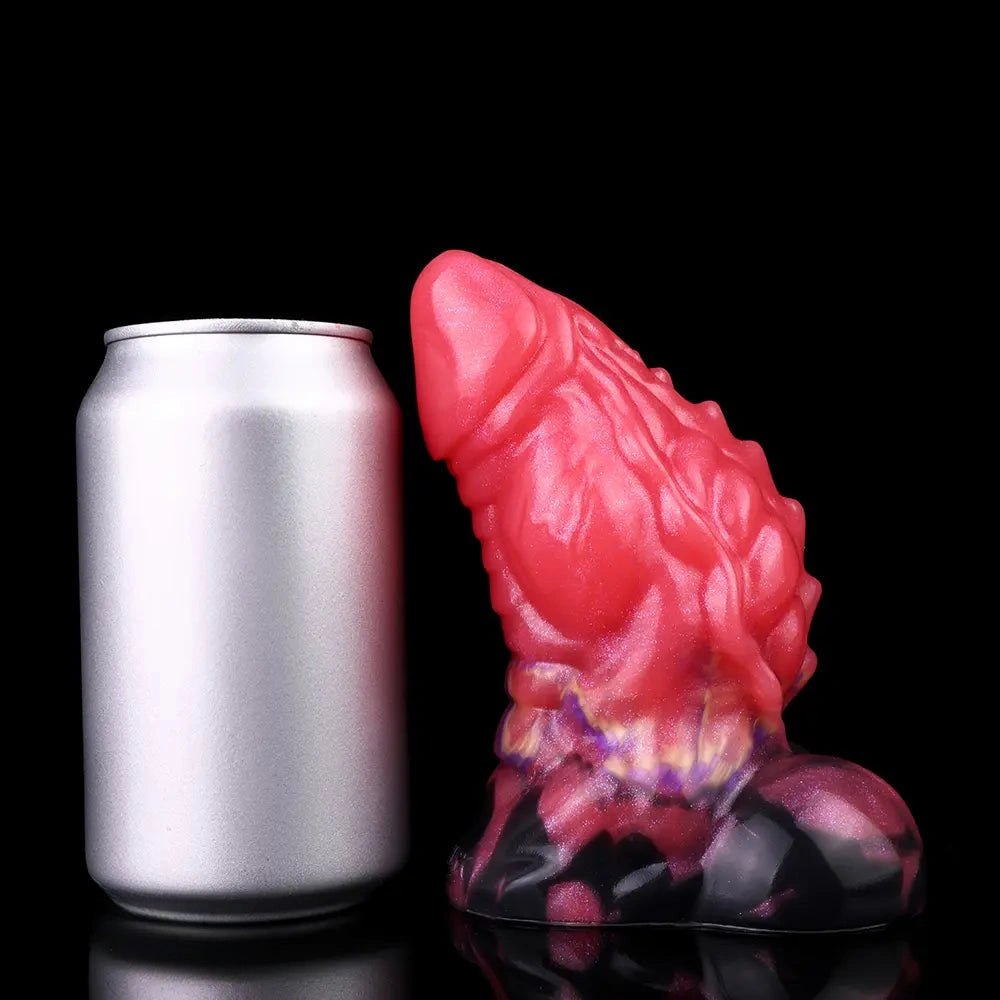 Red Fantasy Monster Dildo - Silicone Fantasy Monster Dildo