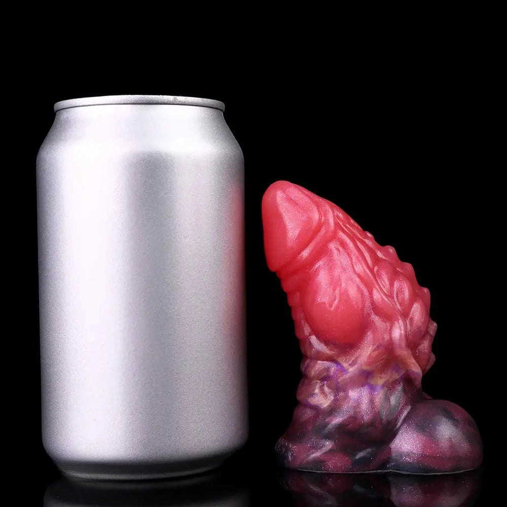 Red Fantasy Monster Dildo - Silicone Fantasy Monster Dildo