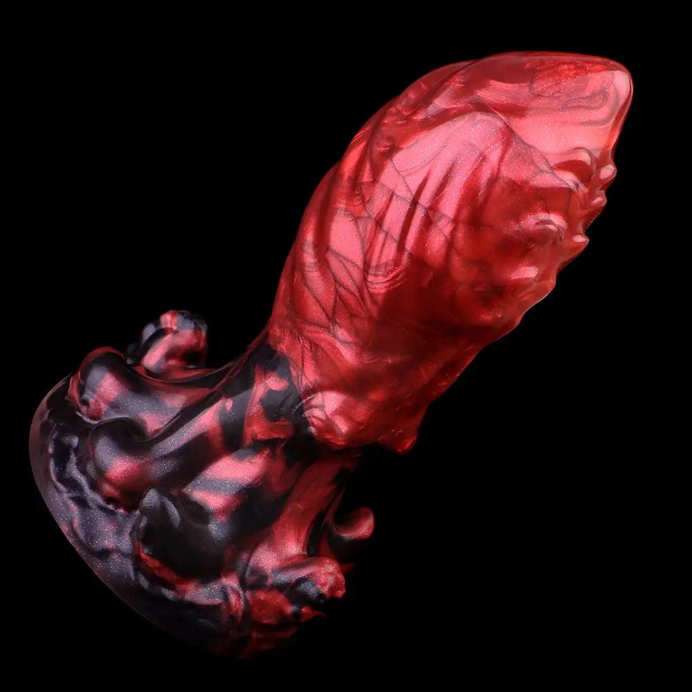 Red Tentacle Fantasy Dildo - Fantasy Monster Dragon Dildo
