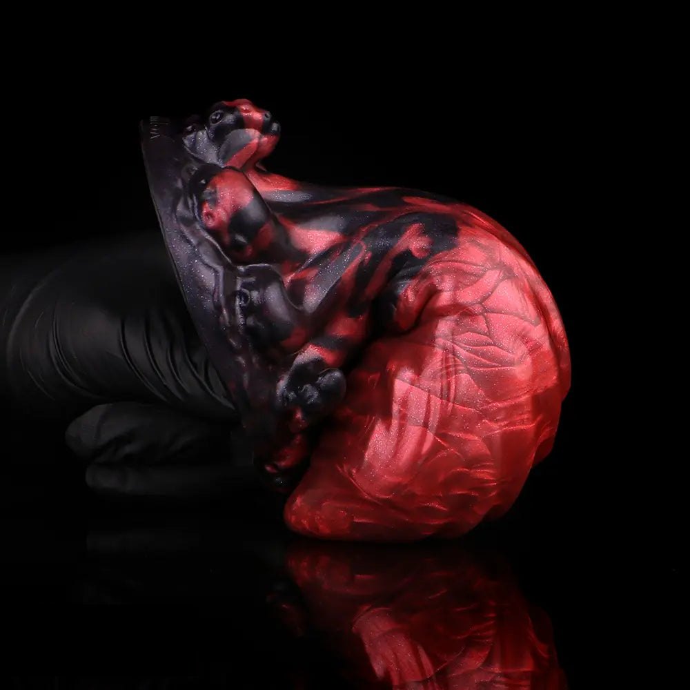 Red Tentacle Fantasy Dildo - Fantasy Monster Dragon Dildo