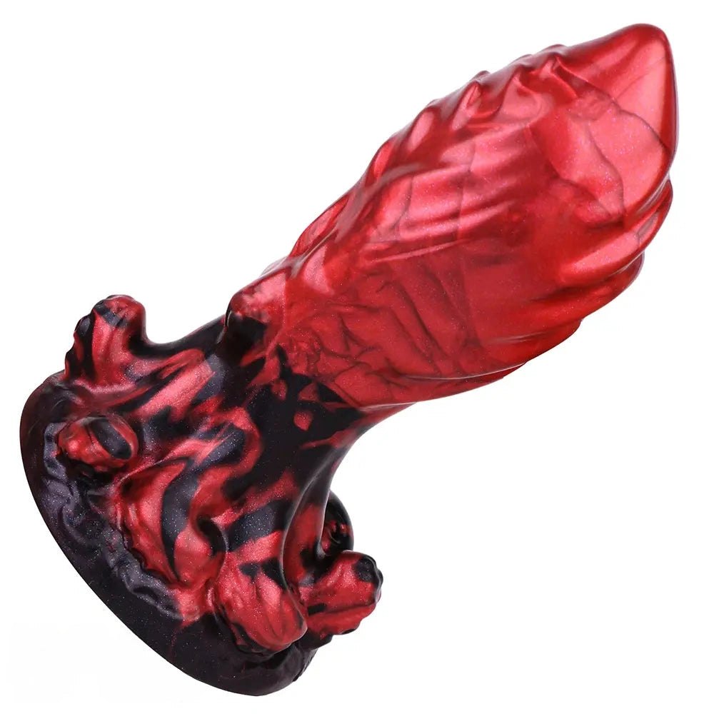 Red Tentacle Fantasy Dildo - Fantasy Monster Dragon Dildo