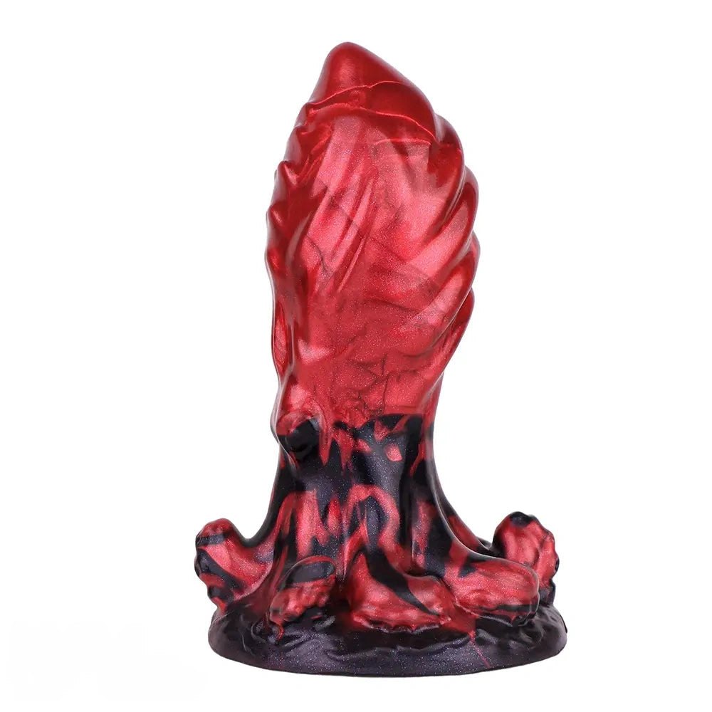 Red Tentacle Fantasy Dildo - Fantasy Monster Dragon Dildo