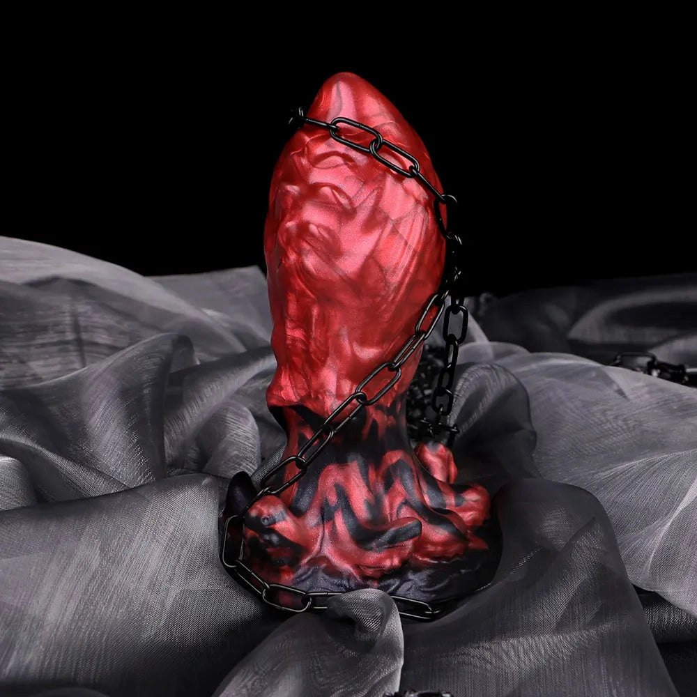 Red Tentacle Fantasy Dildo - Fantasy Monster Dragon Dildo